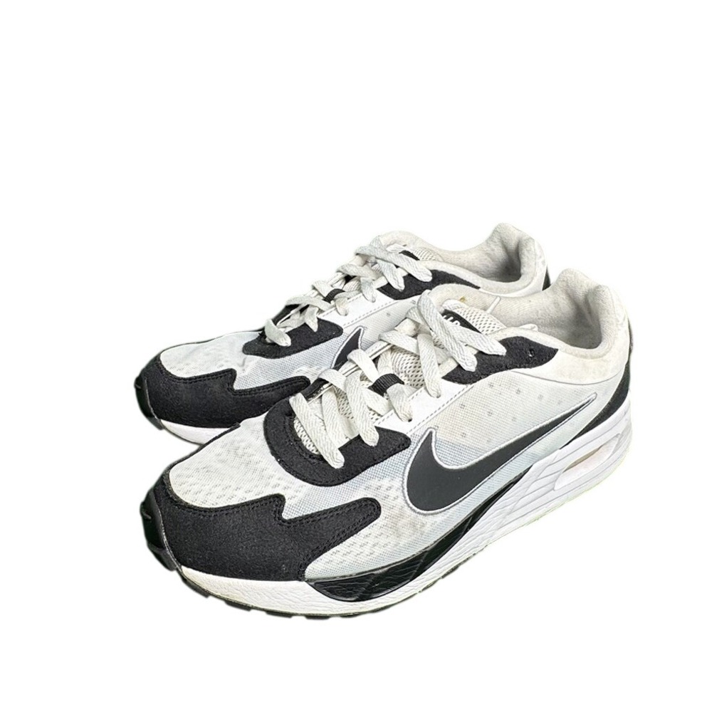Nike Air Max Solo Mens White Black Sneakers DX3666-100 Size 11.5